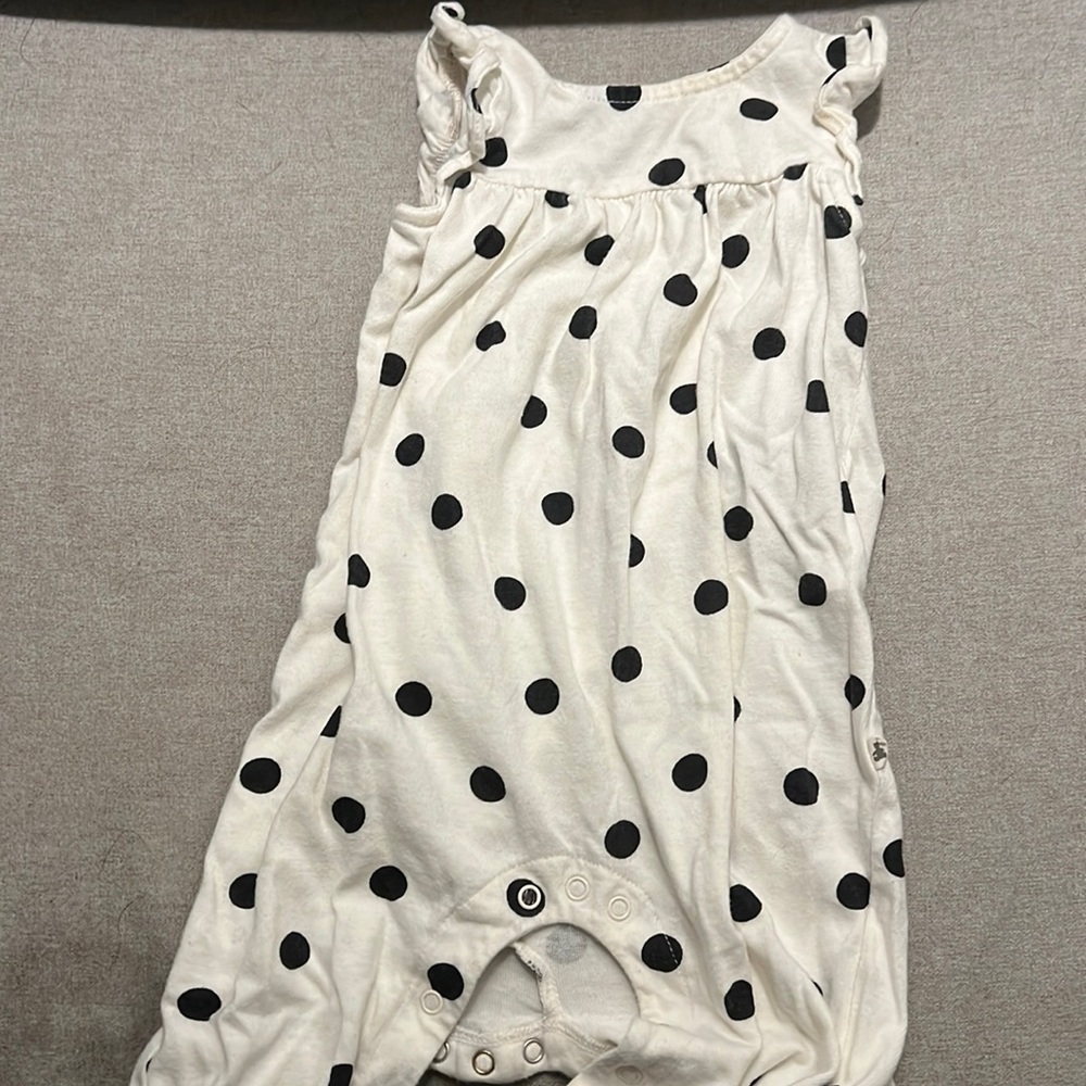 Gap baby One-piece Outfit Jumper Polkadots‎ ruffles 3-6 months
